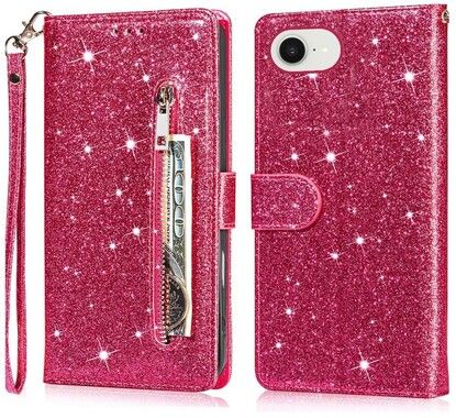 Trolsk Glitter Wallet (iPhone 16e)