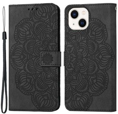 Trolsk Imprint Mandala Flower Wallet (iPhone 14 Plus)