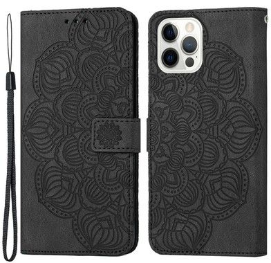 Trolsk Imprint Mandala Flower Wallet (iPhone 14 Pro)
