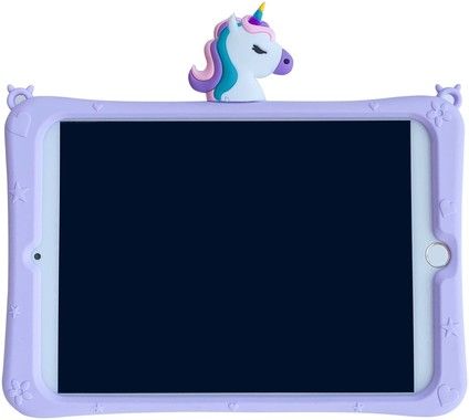 Trolsk Kids Case with strap - Cute Purple Unicorn (iPad mini 6)