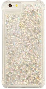 Trolsk Liquid Glitter Case - Hearts (iPhone SE2/8/7/6)