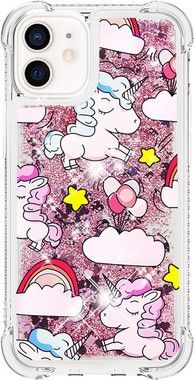 Trolsk Liquid Glitter Case - Unicorn (iPhone 12 mini)