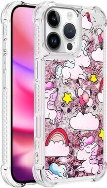 Trolsk Liquid Glitter Case - Unicorn (iPhone 16 Pro)