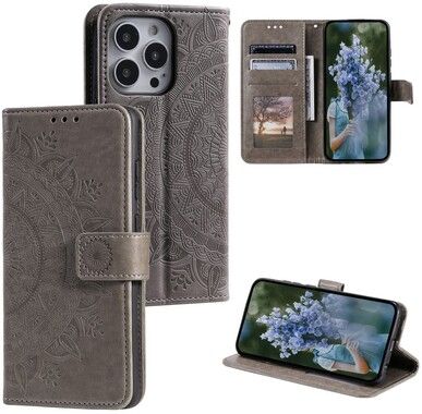 Trolsk Mandala Wallet with Strap (iPhone 15 Pro)