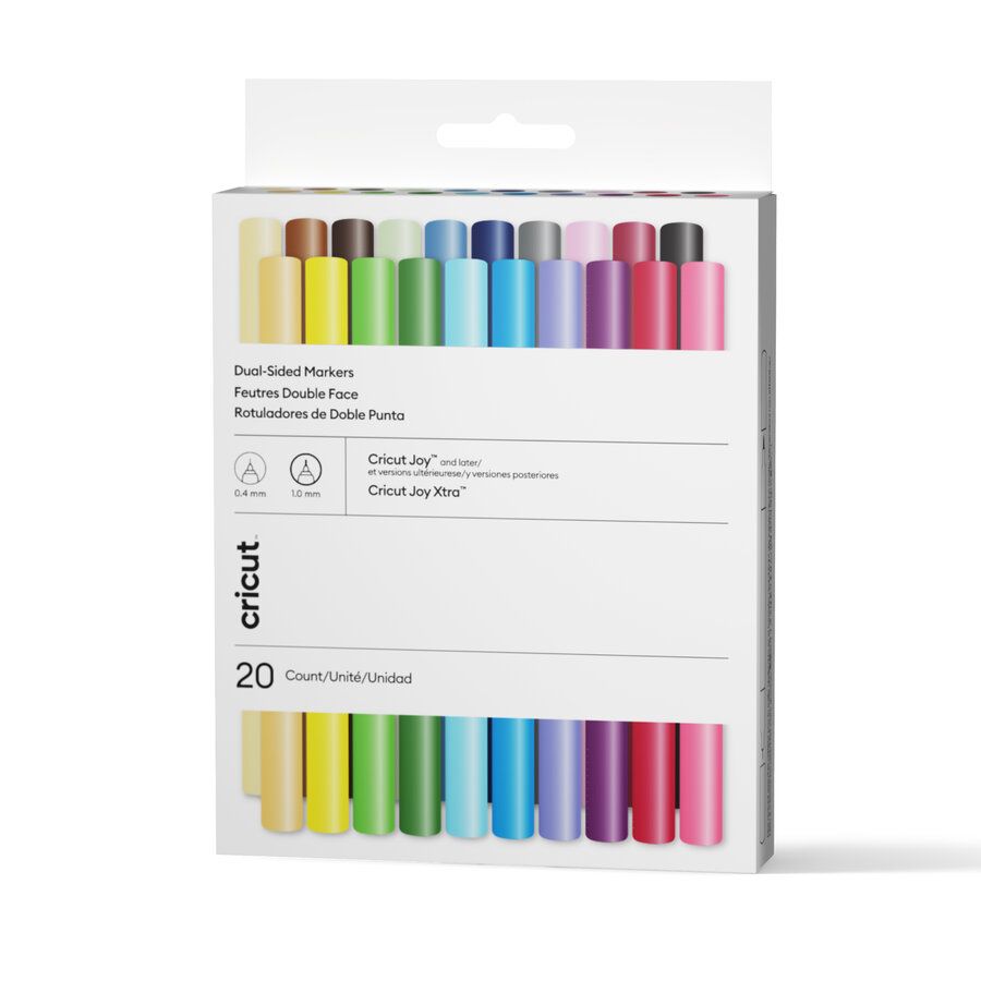Cricut Joy Ultimate kaksipuolinen tussisarja 20 kpl