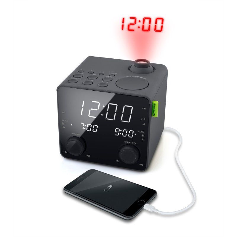 Muse M189 P Projection Clock Radio