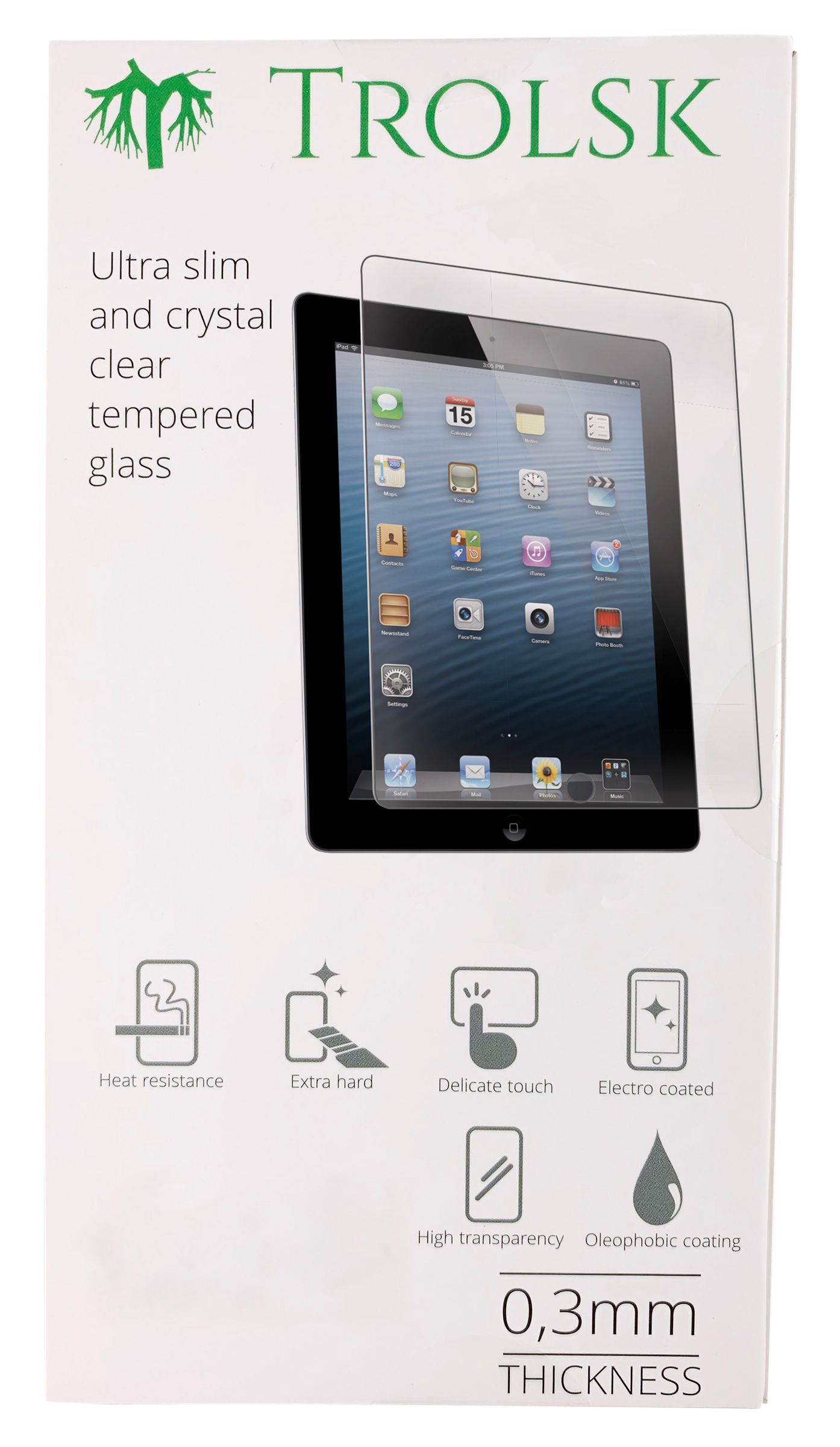 Trolsk Glass Screen Protector (iPad mini 5/4)